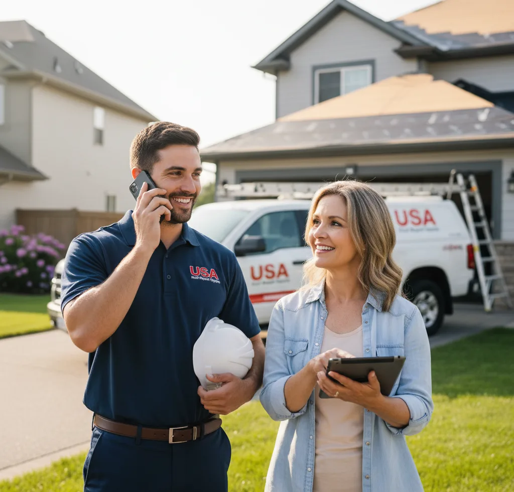 USA Roof Repair Experts customer support in Premont